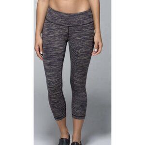 lululemon athletica Gray Patterned Leggings